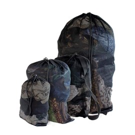 GOLBERG G Polyester Mesh Bag – Laundry, Gym, Sports, Grocery, Outdoors, Catch-All Breathable Travel Bag