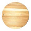 Round Small Wooden Chopping Board for Salamins, Diameter 20 cm,