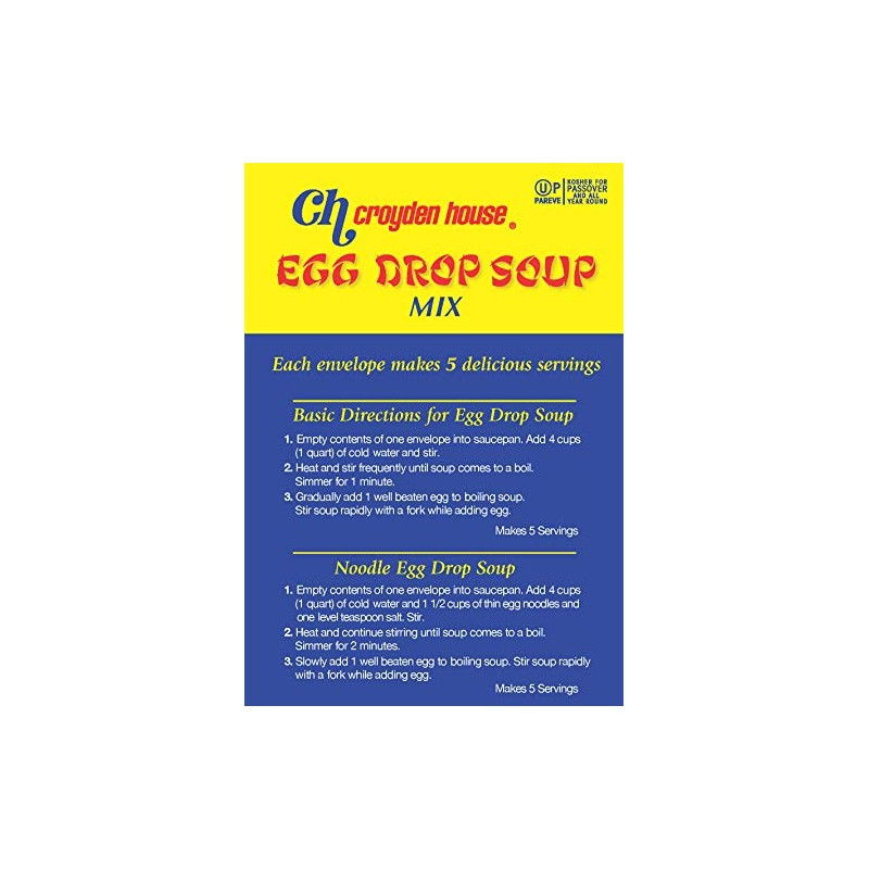 Croyden House Egg Drop Soup Mix 3.5oz (3 Pack, Total