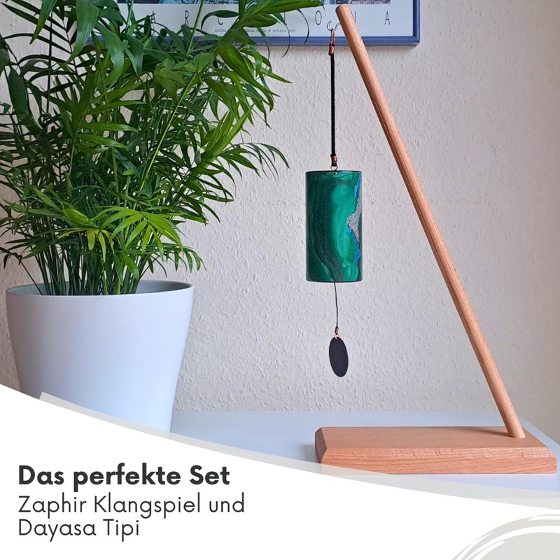 Zaphir Sunray Summer Wind Chime with Stand - Pisa Chime