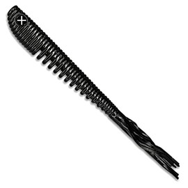 Monkey Lures Hairy Lui 14 cm - 3 Rubber Fish Monkey Lures Colour: Black & Black