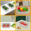 Hotel Pans, 2-Pack 1/3 Size Stainless Steel Perforated Steam Table