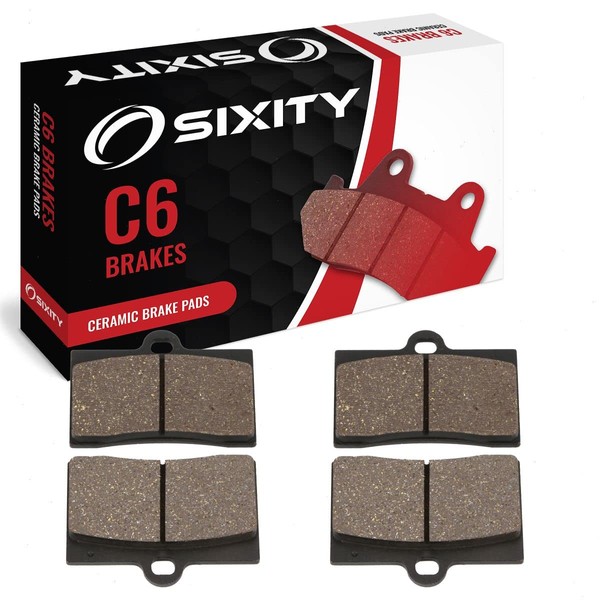 Sixity C6 Front Ceramic Brake Pads compatible with Ducati Monster