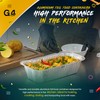 G4GADGET 15 Pack Aluminium Foil Trays, Heavy-Duty Food Containers for