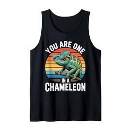 Lizards Reptile You Are One In Chameleon Tank Top