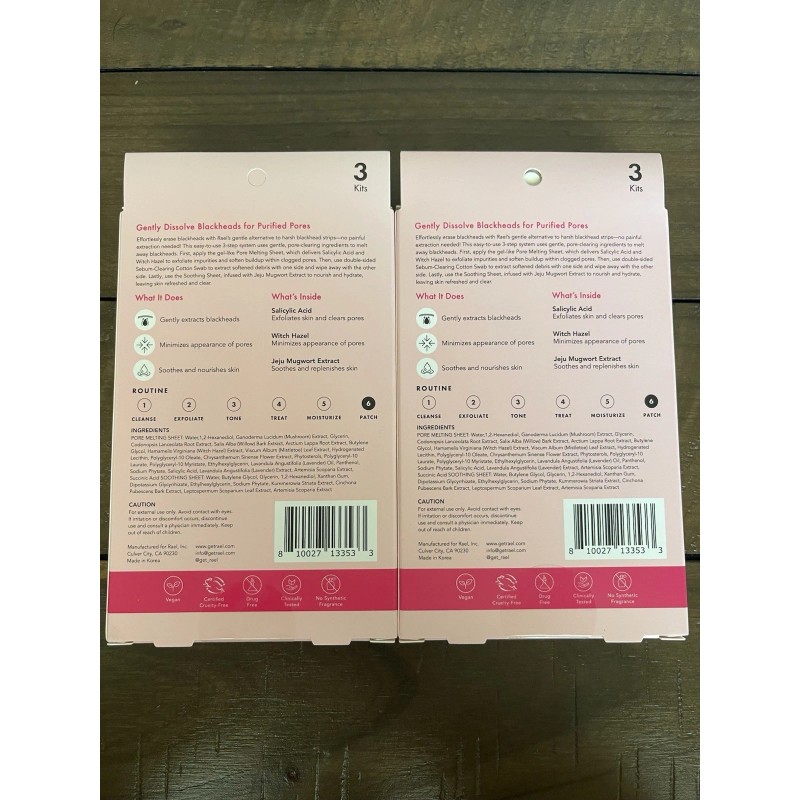 Rael X2 Rael Beauty Miracle Patch 3-Step Pore Melting Pk