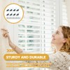 iplusmile Blind Brackets Blind Holder: 8pcs Metal Hold Down Brackets