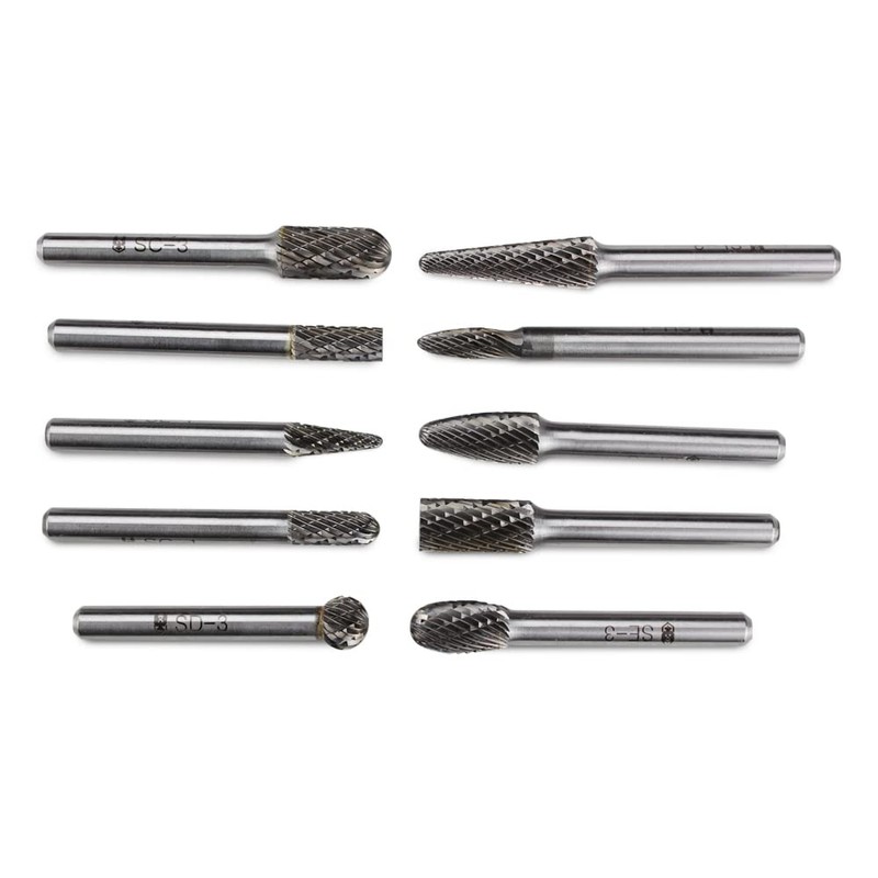 BHA Tungsten Carbide Burr Die Grinder Rotary Tool Bit Set