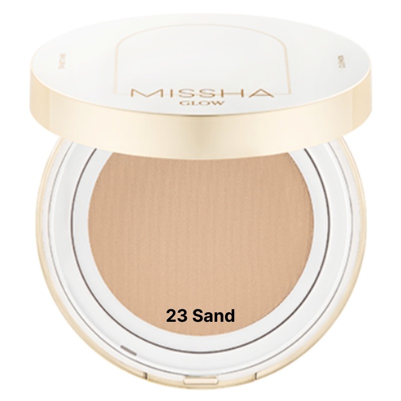 MISSHA Glow Cushion Light SPF37 PA+++ 13g, Color:#23 Sand