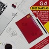 Luxury 2025 Week to View Diary Hardback Cover 80GSM Paper