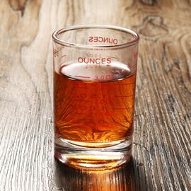 Shot Glass Measuring Cup 3 Ounce/90ML Liquid Heavy High Espresso Glass Cup