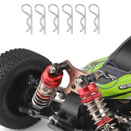 EMSea 180pcs Body Clip Pin Stainless Steel Body Shell Clip 1/8 1/10 1/16 for RC Car