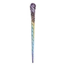 Wizards Fantasy Cosplay Rainbow Unicorn Horn Magic Wand Staff Prop Accessory 13"