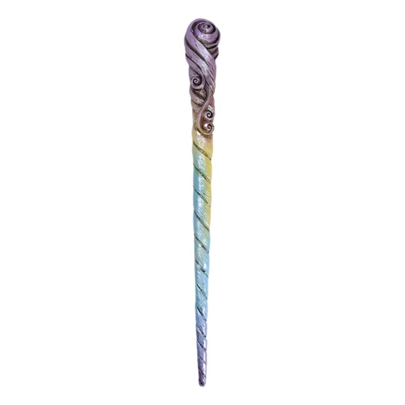 Wizards Fantasy Cosplay Rainbow Unicorn Horn Magic Wand Staff Prop
