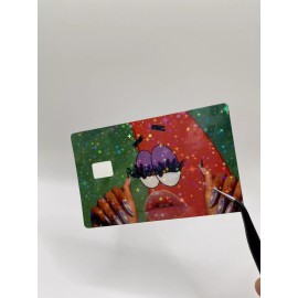 HAPPY STAMPS CO Materia Girl Funny Credit Card Skin-Funny Debit Card Skin SMALL CHIP