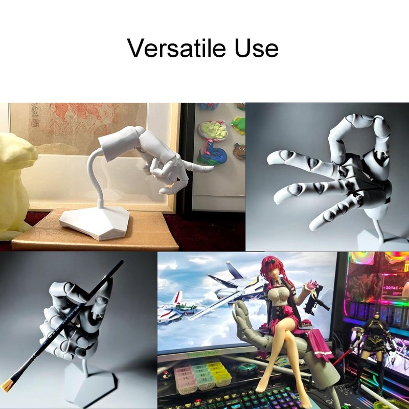 Flexible Hand Model, Moveable Artists Manikin Hand Figure for Home