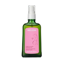 Weleda Stretch Mark Massage Oil, Aceite Corporal para el Embarazo con Almendra Dulce, Jojoba y Árnica, Vegano, 100 ml