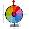 Leeuoe 12 Inch Editable&Erasable Prize Wheel 12 Slots Heavy Duty
