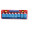 8 Channel Optocoupler Relay Module Board, Strong Driving Ability, 5V/12V/24V,Fault
