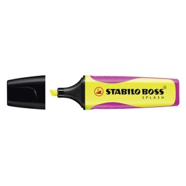 STABILO Boss Splash Highlighter Pen Single Pen Yellow