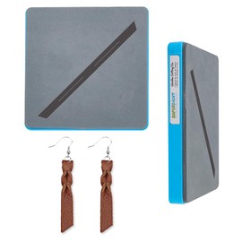 SUPERDANT Leather Braided Earrings Cutting Die Dangle Earrings Wings Die Cutter Women Girls Pendant Die Cuts Machine Faux Leather Dies for Crafters Large Size Earring Jewelry Gifts DIY Decoration