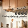 Under Cabinet Cutting Board Holder Stand Rack, No Drill Adhesive