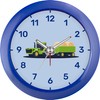 Eurotime Alarm Clock for Boys with Tractor, Blue, Children's Alarm