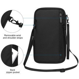 Gocokia Family Passport Bag Travel Bag with Shoulder Strap Passport Holder of 5, RFID Blocking Passport Wallet for Men Women, Travel Essentials for Flying