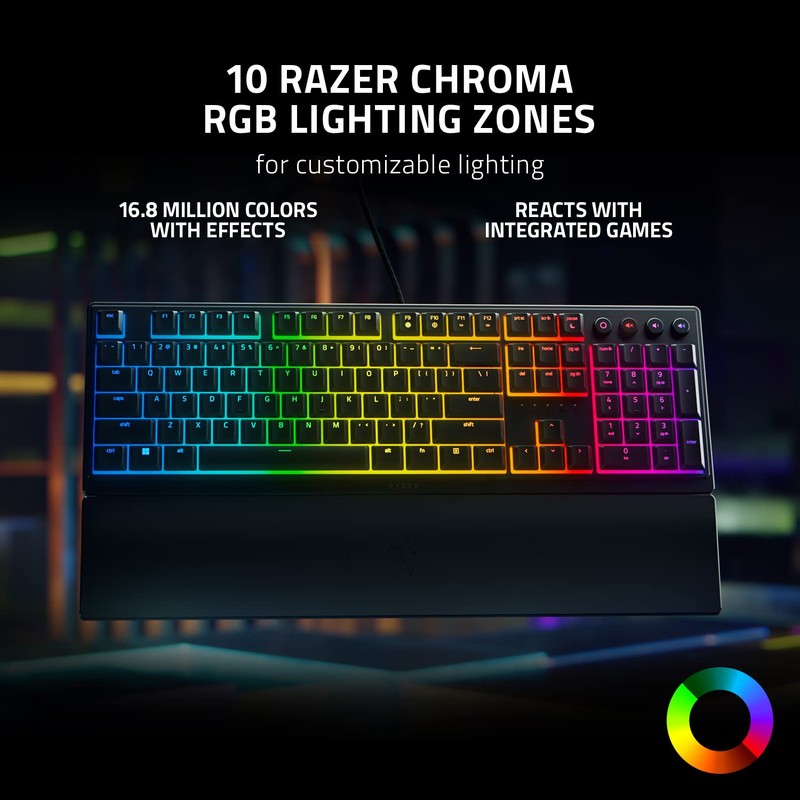 Razer Ornata V3 Gaming Keyboard: Low Profile Keys - Mecha