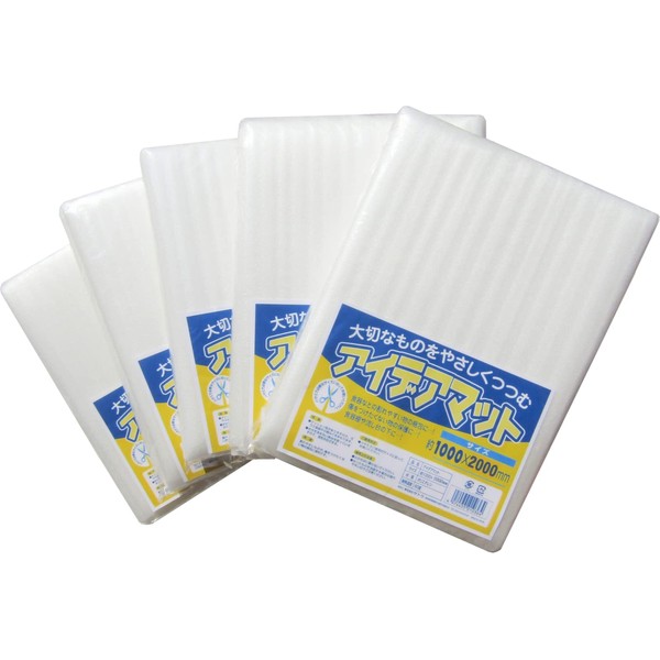 Satou Protective Sheet Idea Mat, 39.4 x 78.7 inches (100 x 200 cm), Pack of 5, White, 39.4 x 78.7 inches (100 x 200