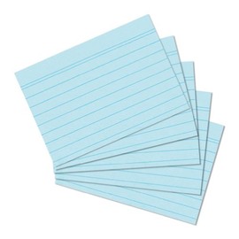 Herlitz Index Cards A4/A5/A6/A7/A8 Pack of 100