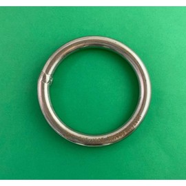 US STAINLESS Stainless Steel 316 Round Ring Welded 3/8" x 2 1/2" (10mm x 65mm ID) Marine Grade
