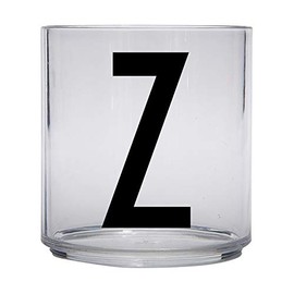 Design Letters Tritan Dinnerware Cups for Kids A-Z 6 Oz| Kids Glass Designed in Denmark for Baby feeding | Toddler Cup for Drinking | Unbreakable Tableware for Baby|Stackable Tumbler Cup BPA/BPS Free