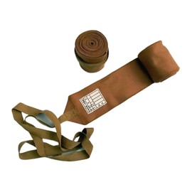 Reproduction Pair WWII Japanese Soldier Woolen Field Leggings Puttee Brown