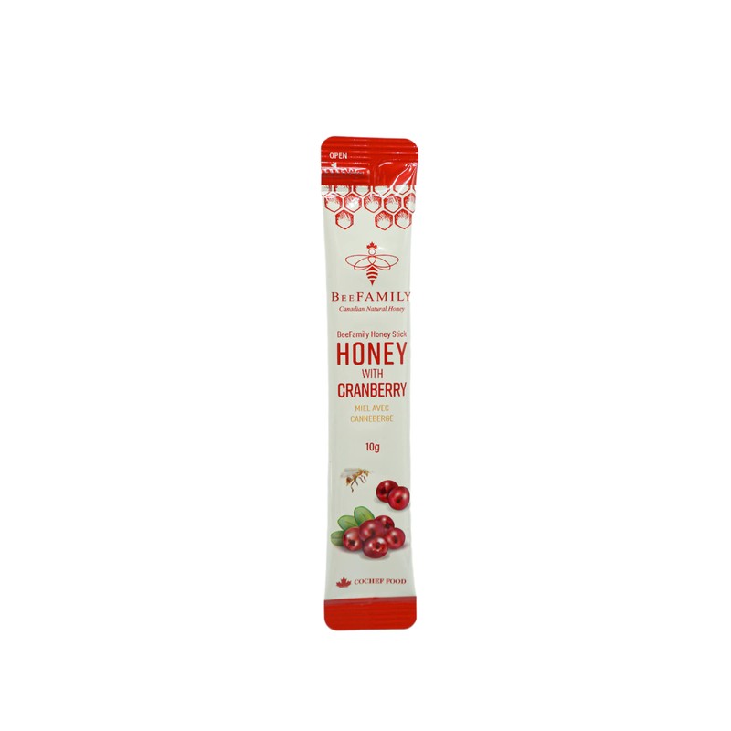 BeeFamily - Cranberry Honey Stick 300g Multi Pack
