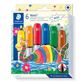 Staedtler Noris Club Gel Crayon - Assorted Colours (Pack of 6)