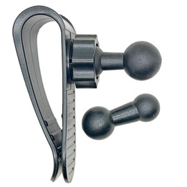 LycoGear Sun Visor Car Clip Holder Mount for Garmin Drive DriveSmart Drive Dezl Zumo Driveassist DriveLuxe StreetPilot OTR Overlander RV LM LMT LMTHD GPS with 17mm & 22mm Ball Joint Connection