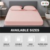 EV Dekor®MF123 Fitted Sheet King, Pink - Deep Pocket Bedsheet