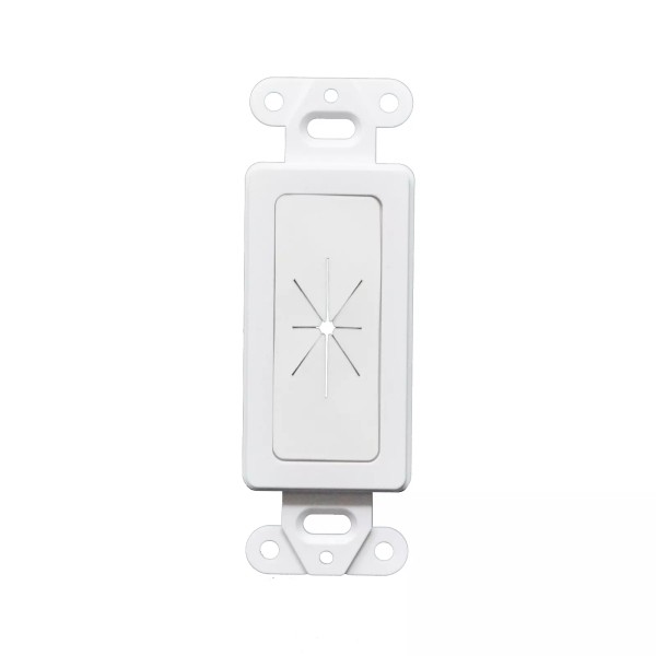 LOGICO Decorator Wall Plate Insert with Flexible Opening White