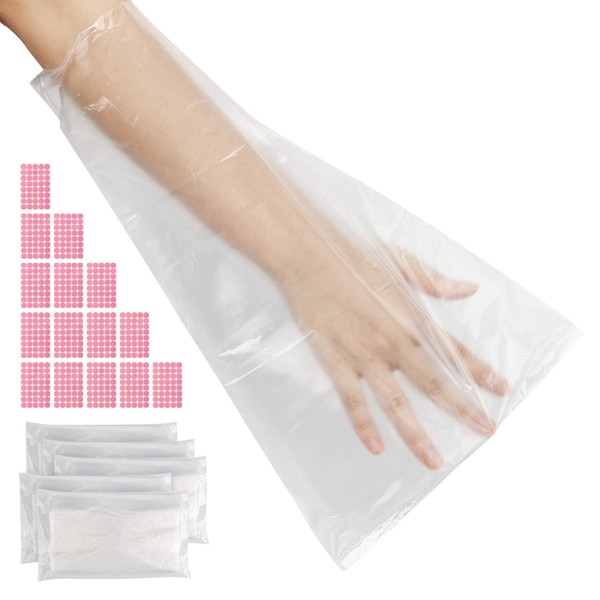 500 Counts Paraffin Wax Bags for Hands & Feet, Segbeauty Plastic Paraffin Wax Liners, Disposable Therapy Wax Refill Sock Glove Paraffin Bath Mitt Cover for Therabath Wax Treatment Paraffin Wax Machine