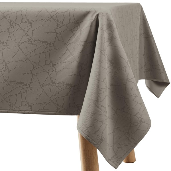 Filumi Tablecloth 120 x 200 cm Beige Washable for Indoor