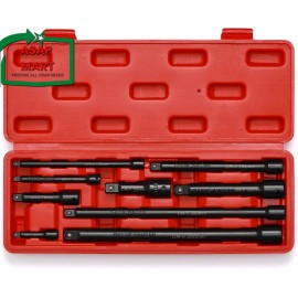 Mayouko 1/4",3/8",1/2" Drive Extension Bar Set, CR-V, 9 Pieces Socket Extension