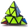 TANCH QIYI Pyramid Speed Cube 3X3 Triangle Magic Cube Puzzle