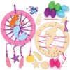 Baker Ross AT728 Wooden Mermaid Dream Catcher Set for Arts