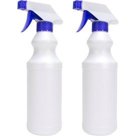 American Health Service Spray Bottles (2 Pack, 16 Oz), Refillable Heavy Duty Spraying Bottle for Cleaning Solutions, Hair Spray, Gardening, Pets, Adjustable Nozzle Setting, Mist Water