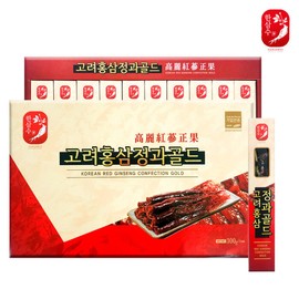 Hansamsu Koryo Red Ginseng Extract Gold 30g x 10 packs 1 set Red ginseng extract and slices Chuseok Lunar New Year holiday gift / 한삼수 고려 홍삼정과골드 30g x 10팩 1세트 홍삼 정과 절편 추석 설 명절 선물