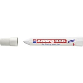Edding 4-950049 - 950 Industry Paint Marker White PK10