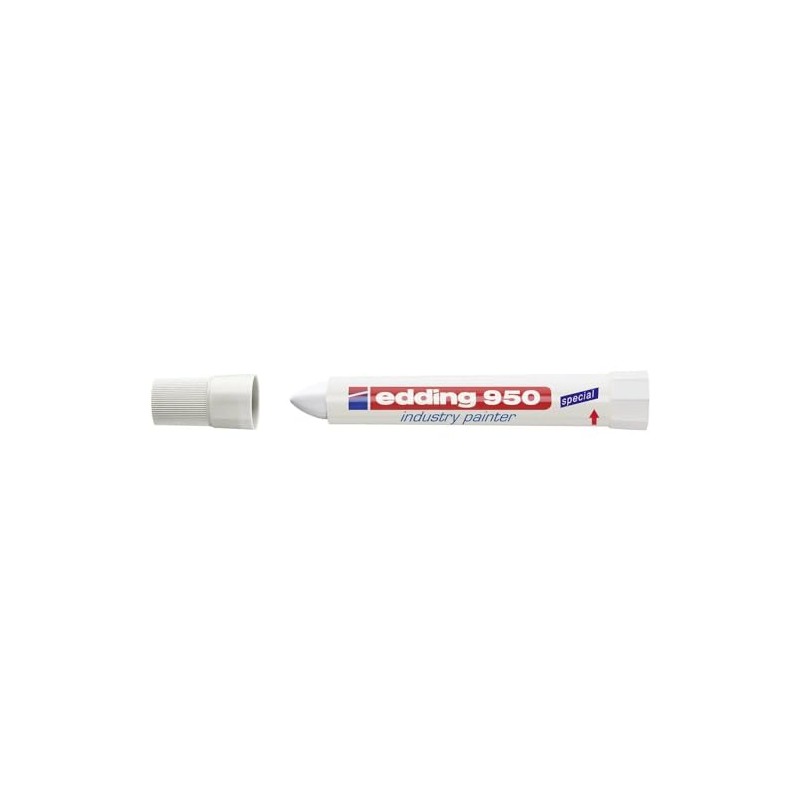 Edding 4-950049 - 950 Industry Paint Marker White PK10