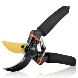 YILANBON Premium Bypass Pruners for Garden – Heavy-Duty SK5 Carbon Steel Blades, Extra-Sharp Pruning Shears with Padded Grip Handles for Effortless Plant Trimming