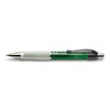 Pilot G2EX retractable gel ink pen, green barrel with black
